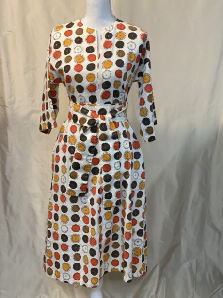 HANDMADE BUTTON DRESS 1