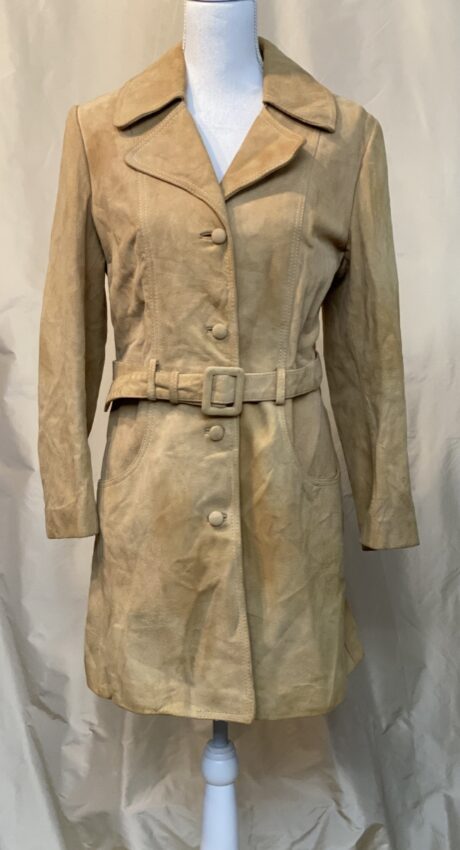 TAN SUEDE COAT 1