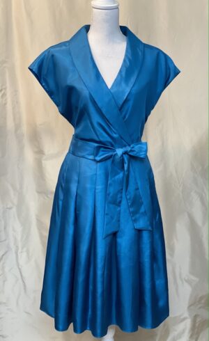 BLUE EVAN PICONE DRESS
