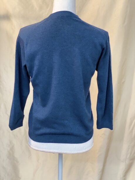 BLUE CASHMERE SWEATER 3