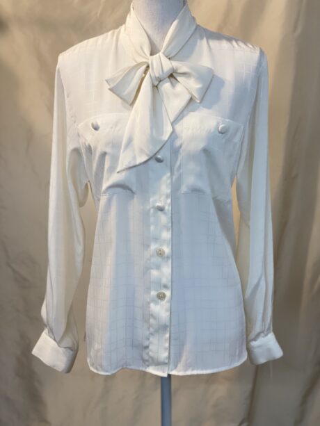 CREAM EVAN PICONE BLOUSE 1