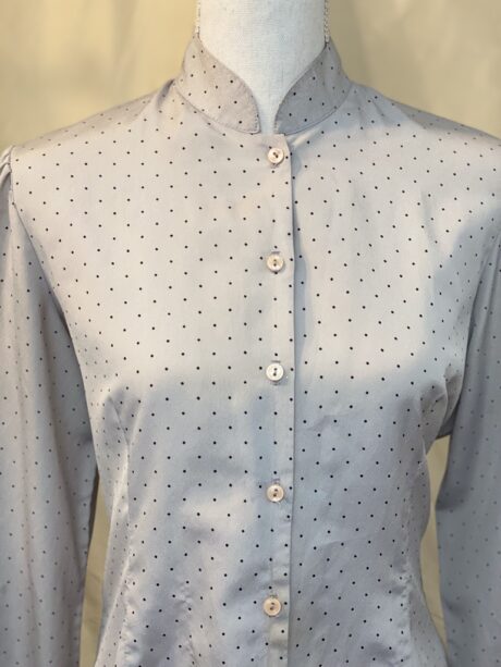 GREY POLKA DOT BLOUSE 1