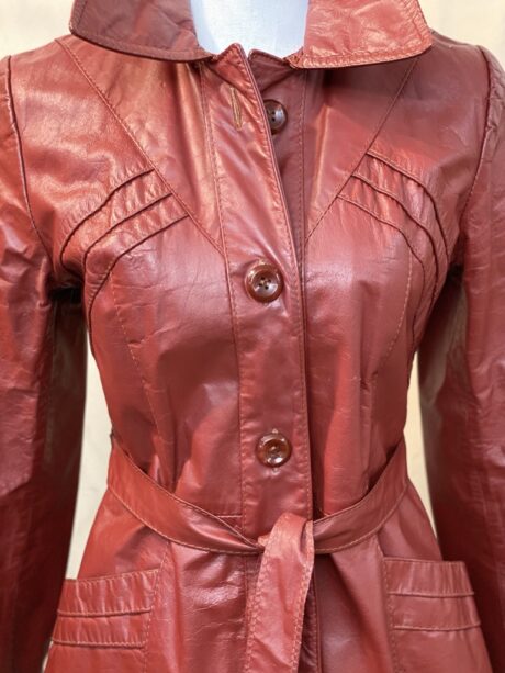 MERLOT LEATHER JACKET 2