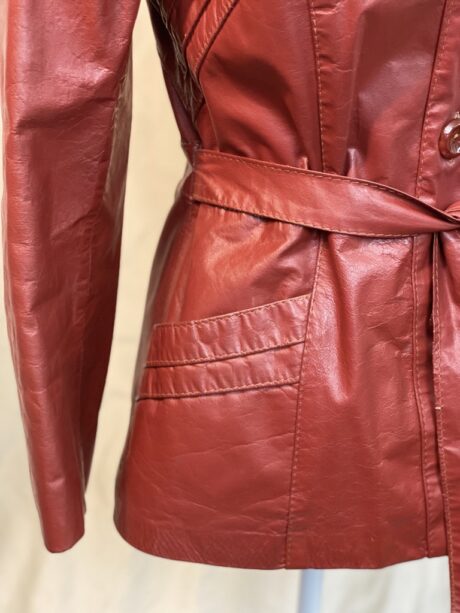 MERLOT LEATHER JACKET 3