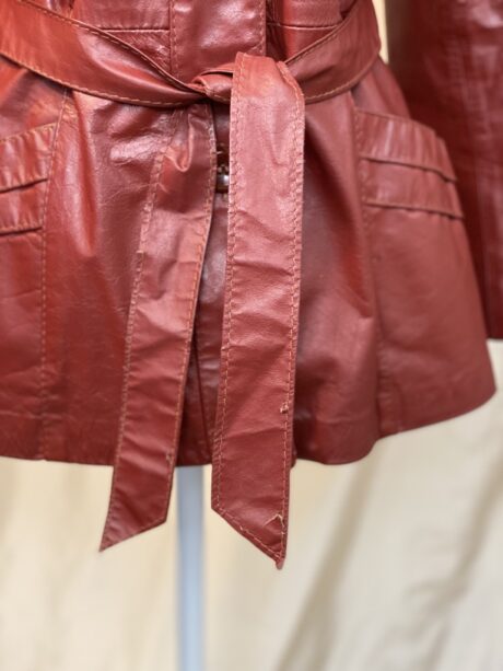 MERLOT LEATHER JACKET 4