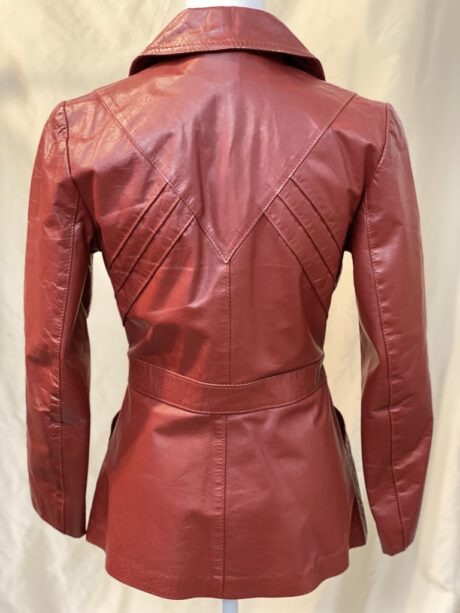 MERLOT LEATHER JACKET 6