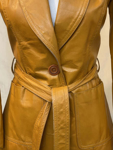 MUSTARD LEATHER JACKET 3