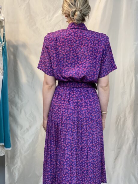 PINK BLUE LESLIE FAY DRESS 4