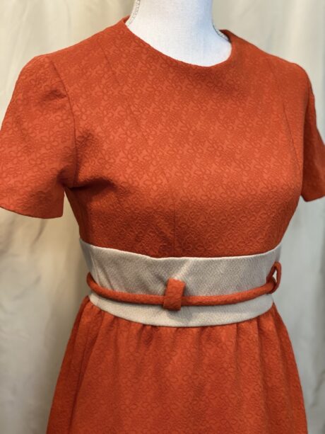 1960_S ORANGE DRESS 2