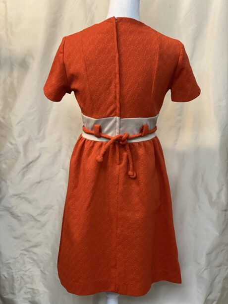 1960_S ORANGE DRESS 3