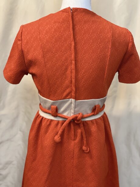 1960_S ORANGE DRESS 4