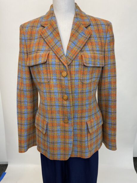 ORANGE BLUE PLAID 2